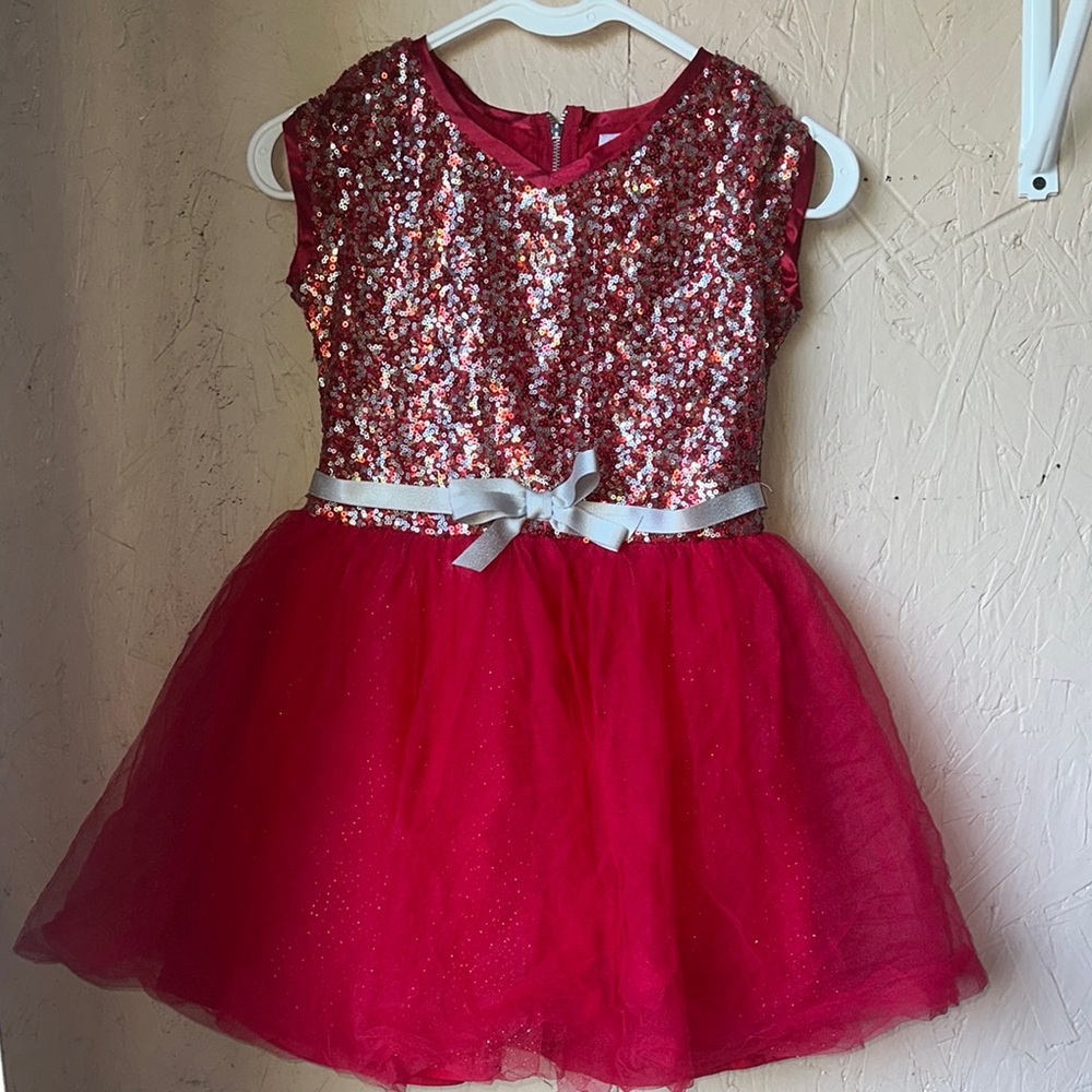 American Girl Red Sequin sz 8